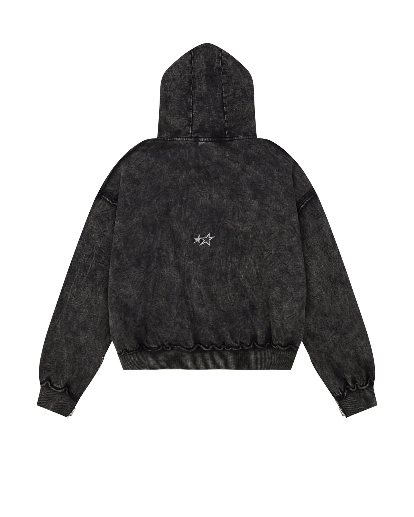FNOS RÉVOLTE WASHED HOODIE - WASHED BLACK