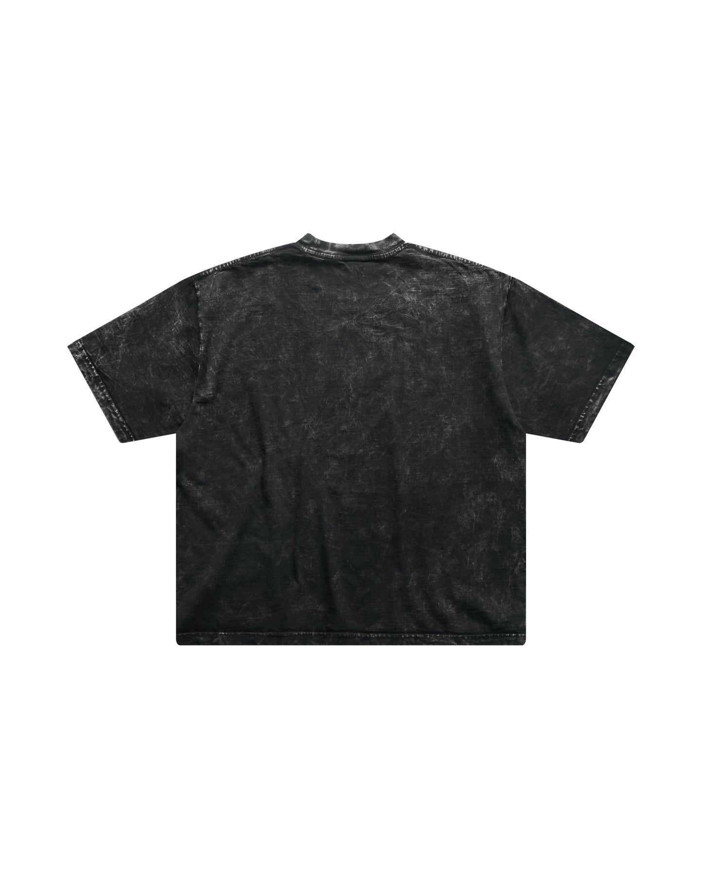 TSW15 - "FNOS" WASHED BOXY TEE - BLACK