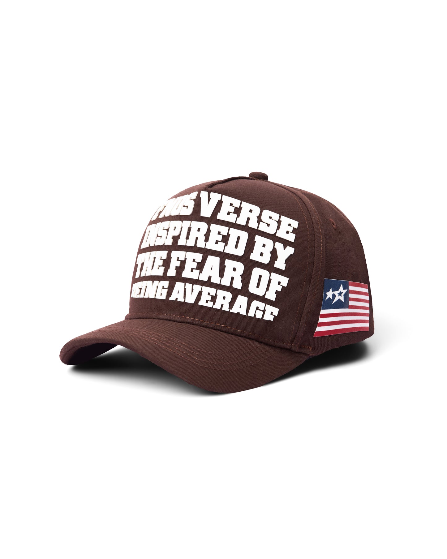 FNOS "US AVERAGE" TRUCKER HAT - BROWN