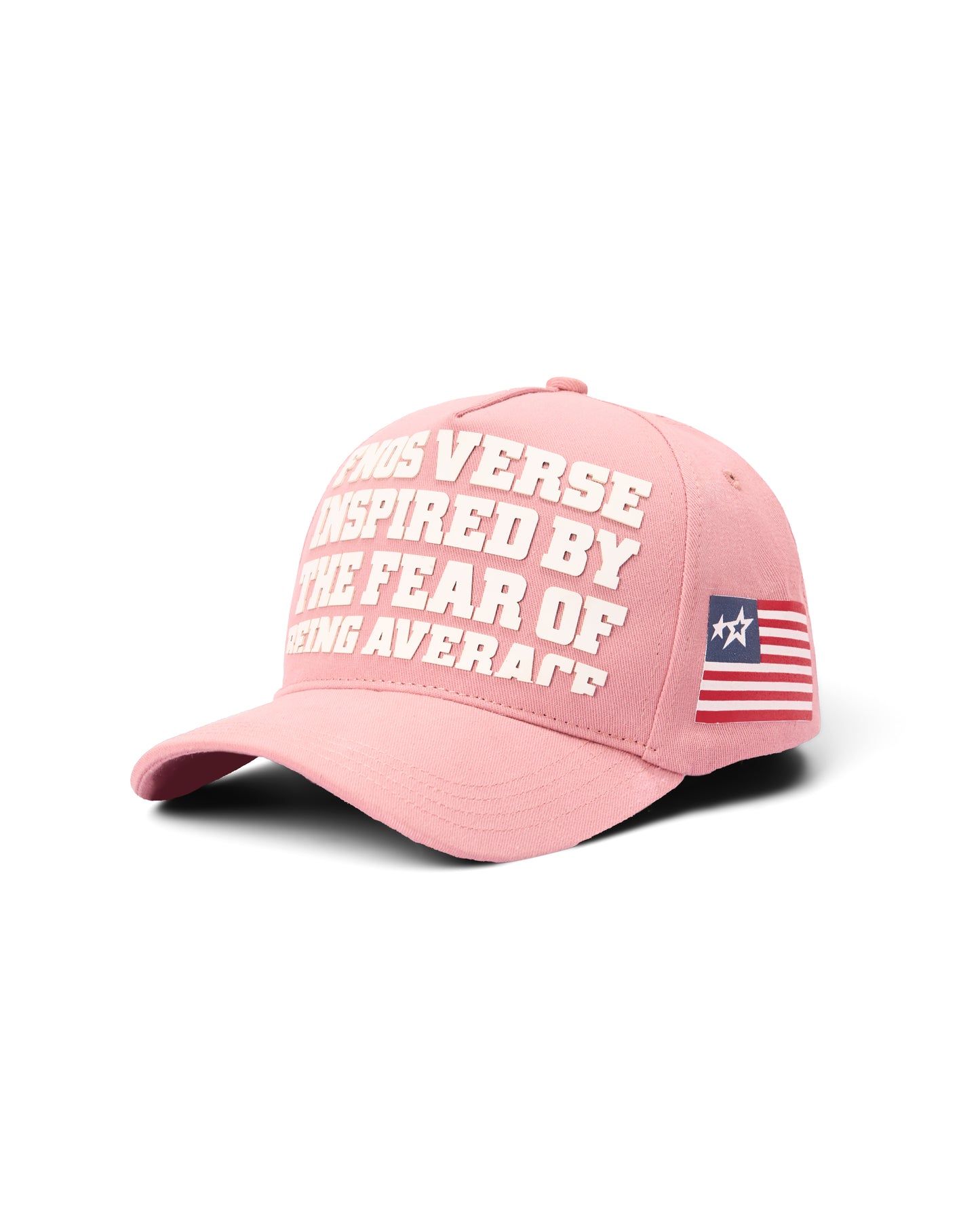 FNOS "US AVERAGE" TRUCKER HAT - PINK