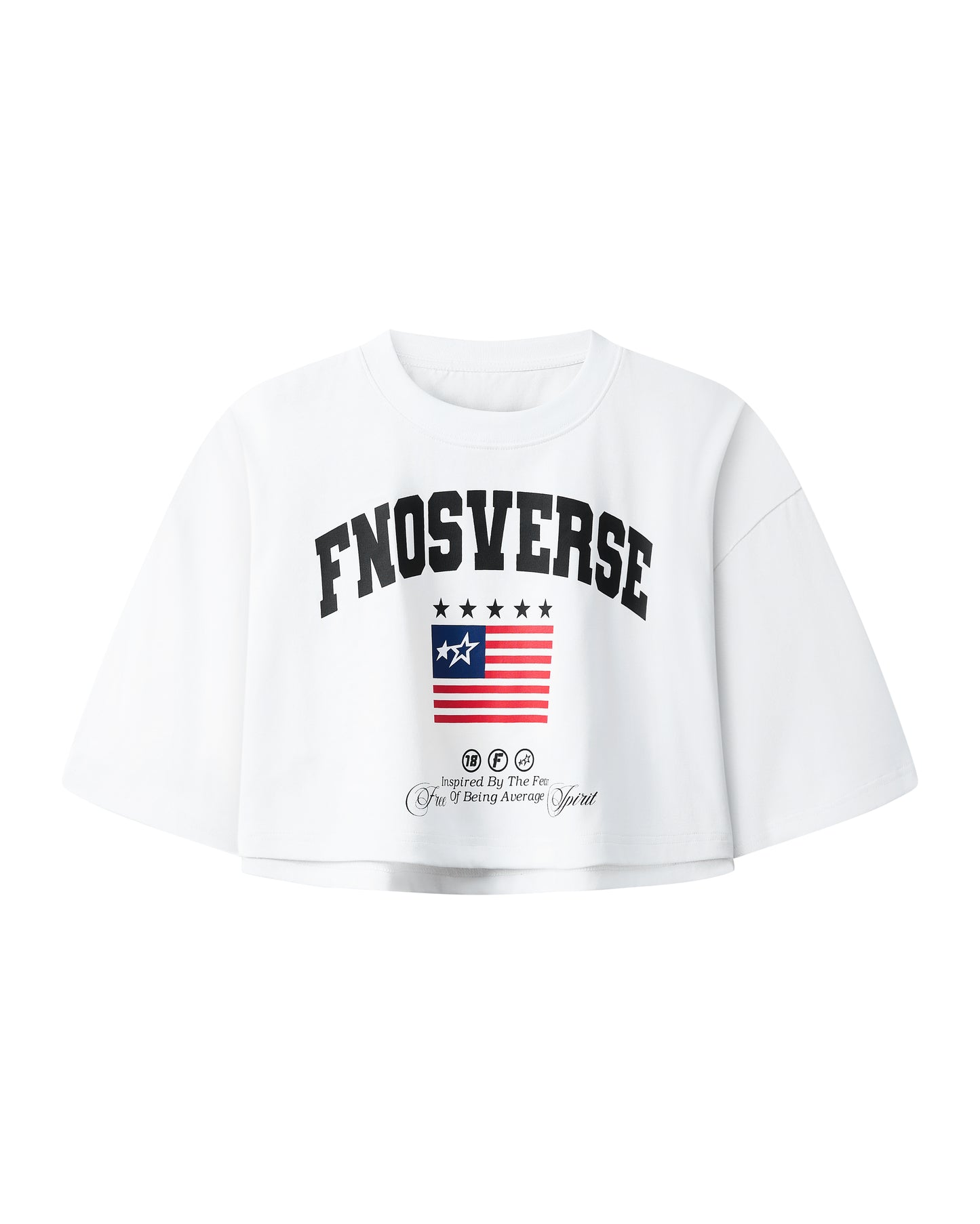 TCG4 - FNOS US CROPTOP - WHITE