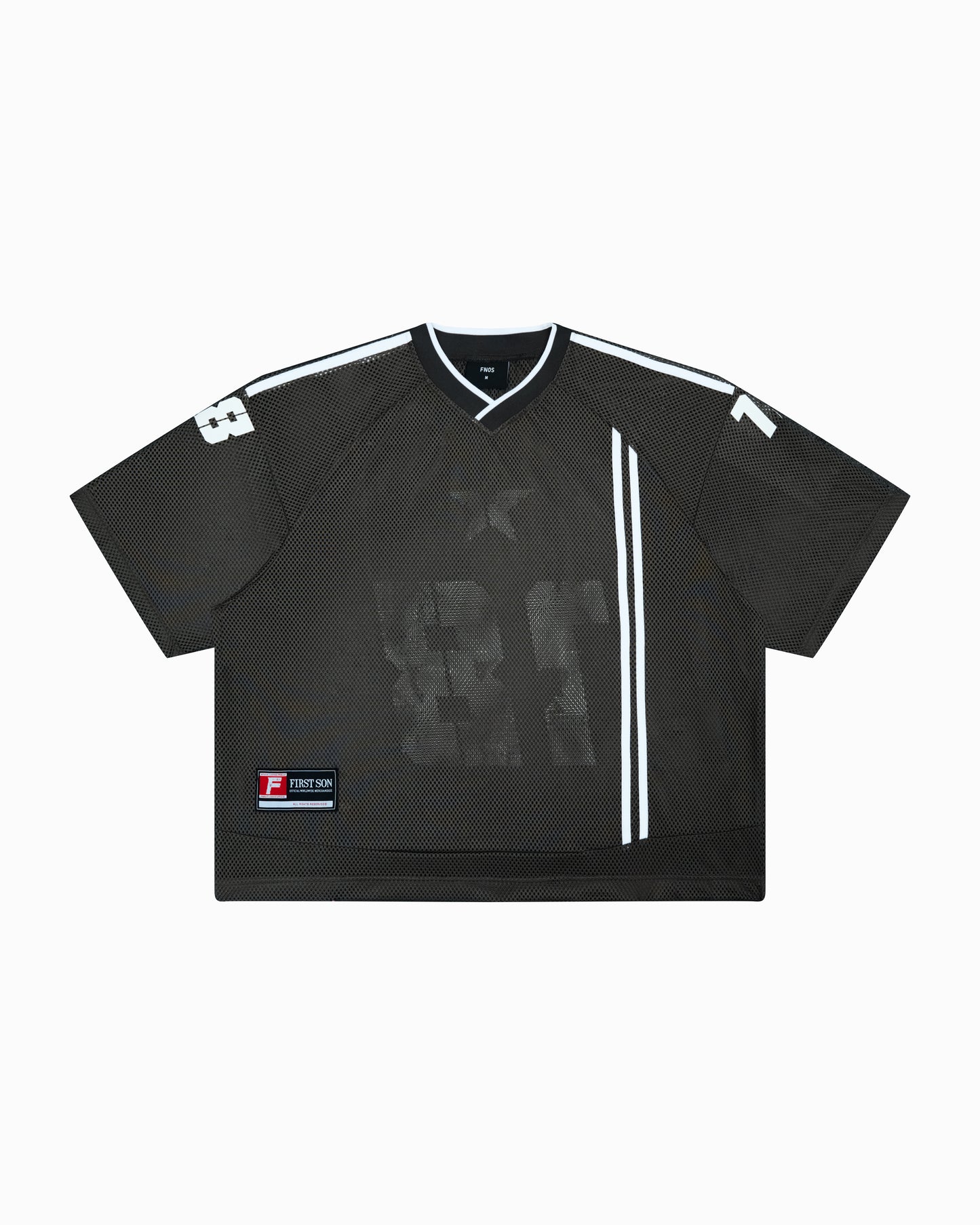 JS9 - FNOS 18+ MESH JERSEY TEE - GRAY