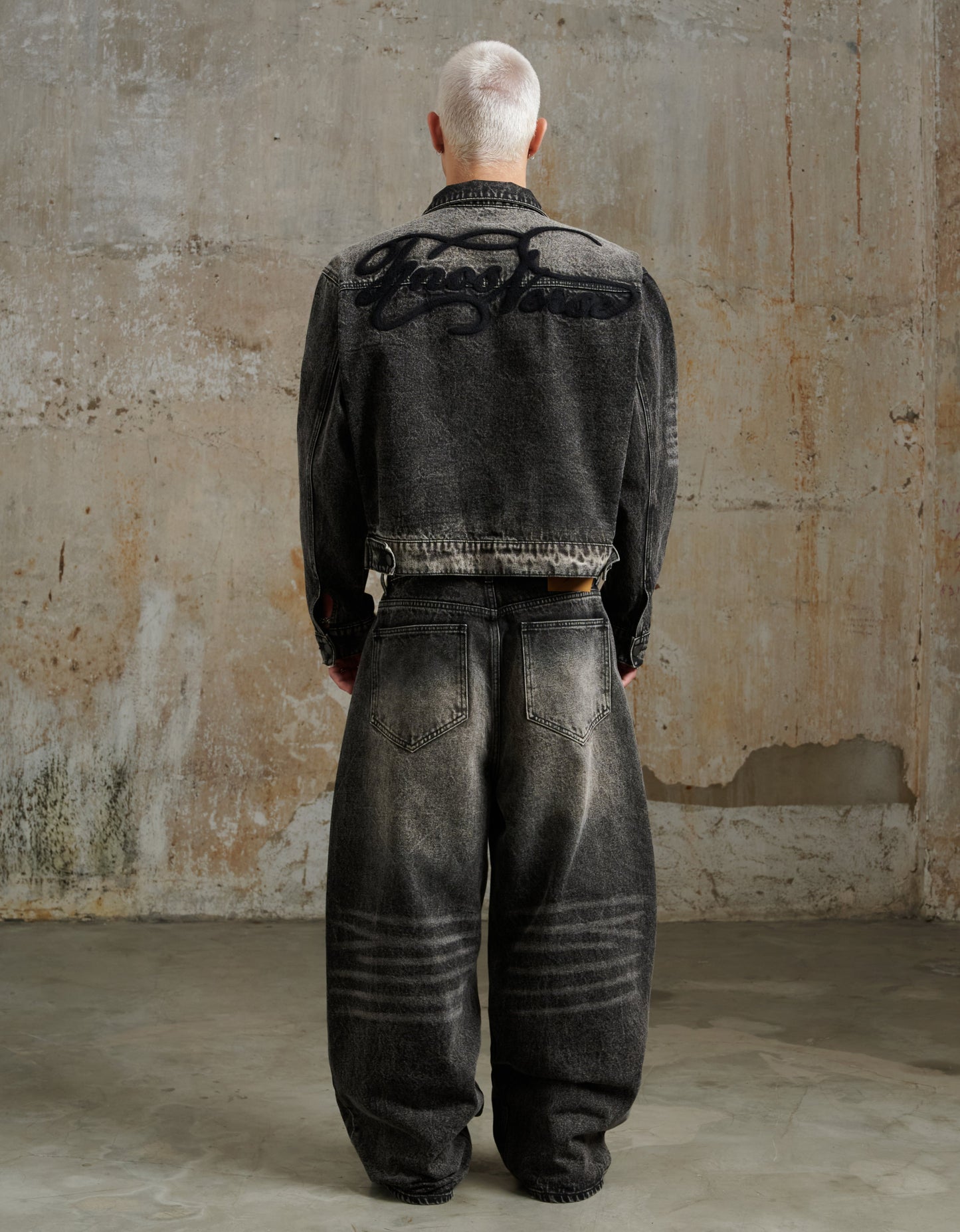 ERG20 -"FNOS" JEANS WASH - BLACK