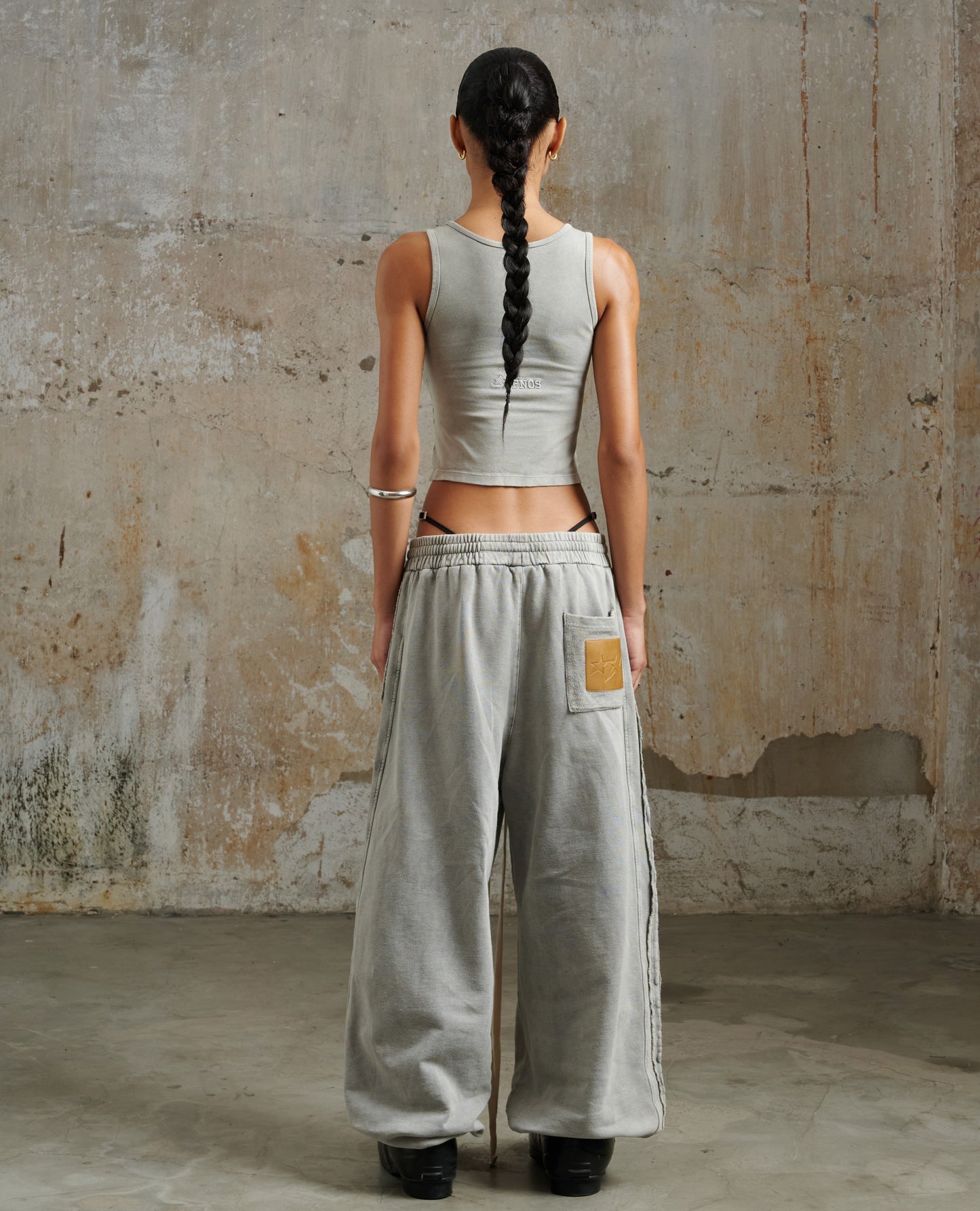 TWF2 - "FNOS" TANK TOP WASH FEMALE - GRAY