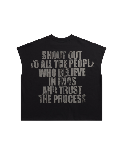 TBC2 - FNOS "CROSSOVER" BAT CUT T-SHIRT - BLACK