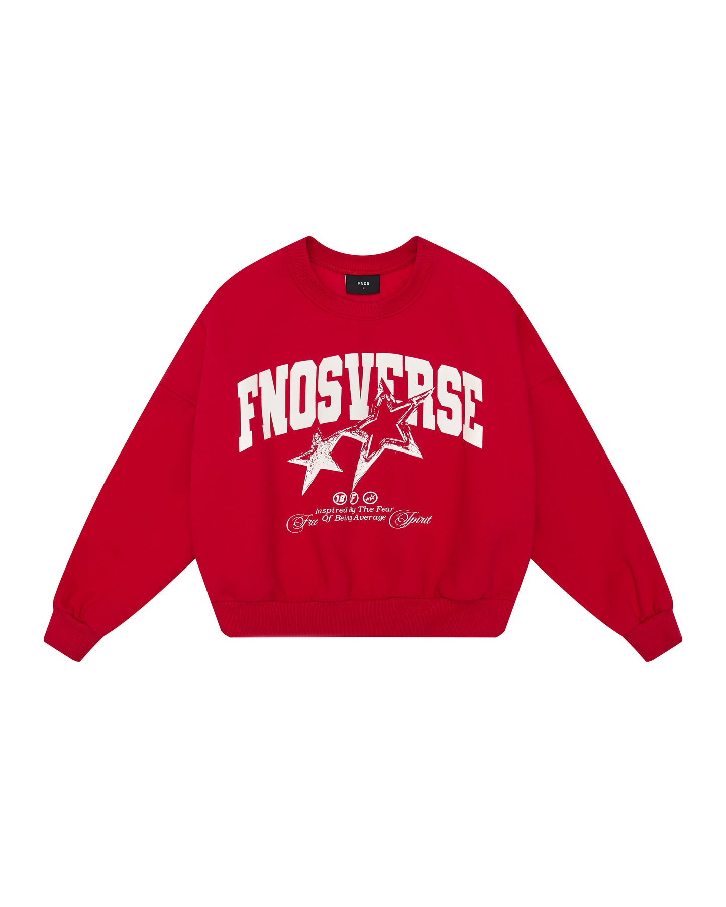 SW16 - FNOS "AVERAGE" SWEATER - RED