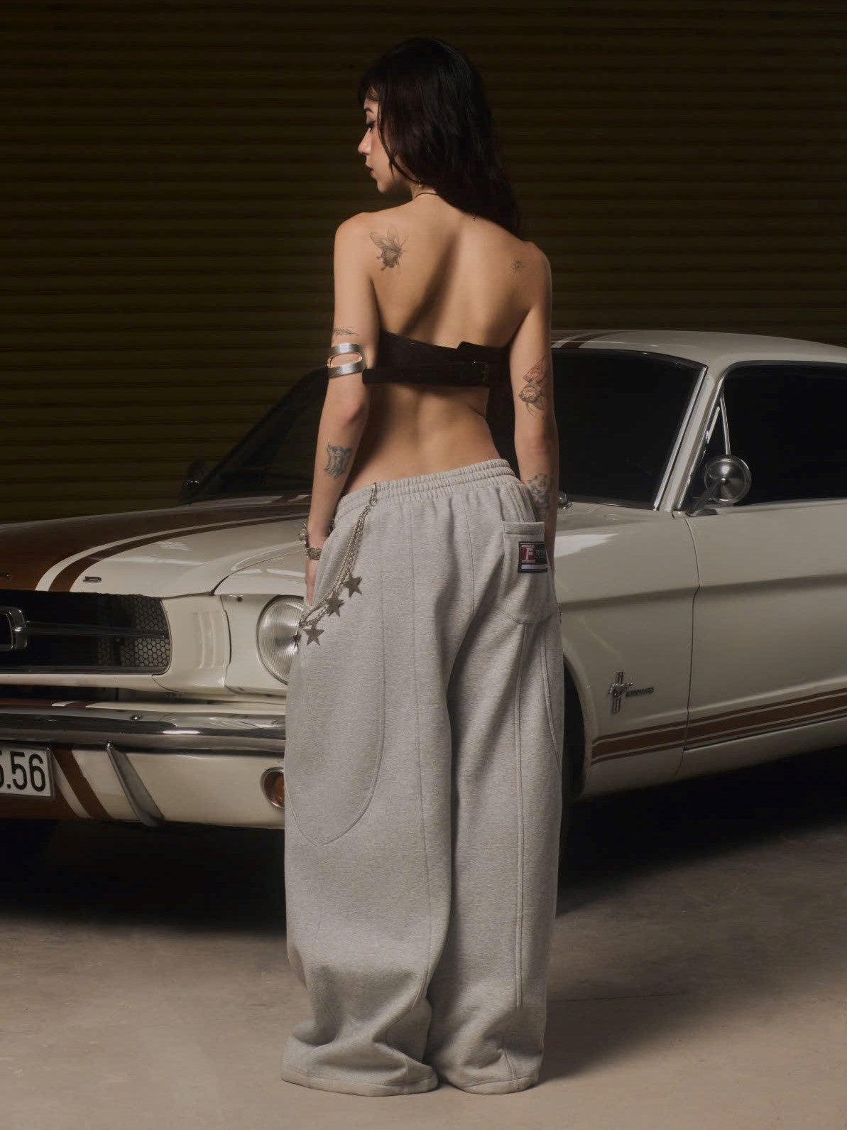 JGN7 - "BALANCE" SWEAT PANTS - GREY