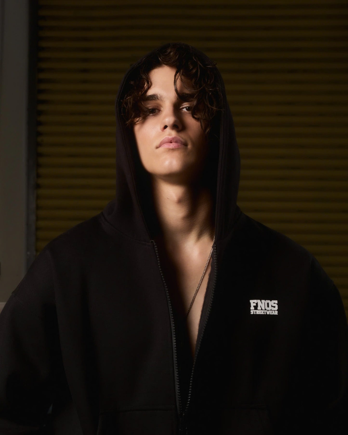 HD11 - BALANCE NUMBER DOUBLE ZIP HOODIE - BLACK