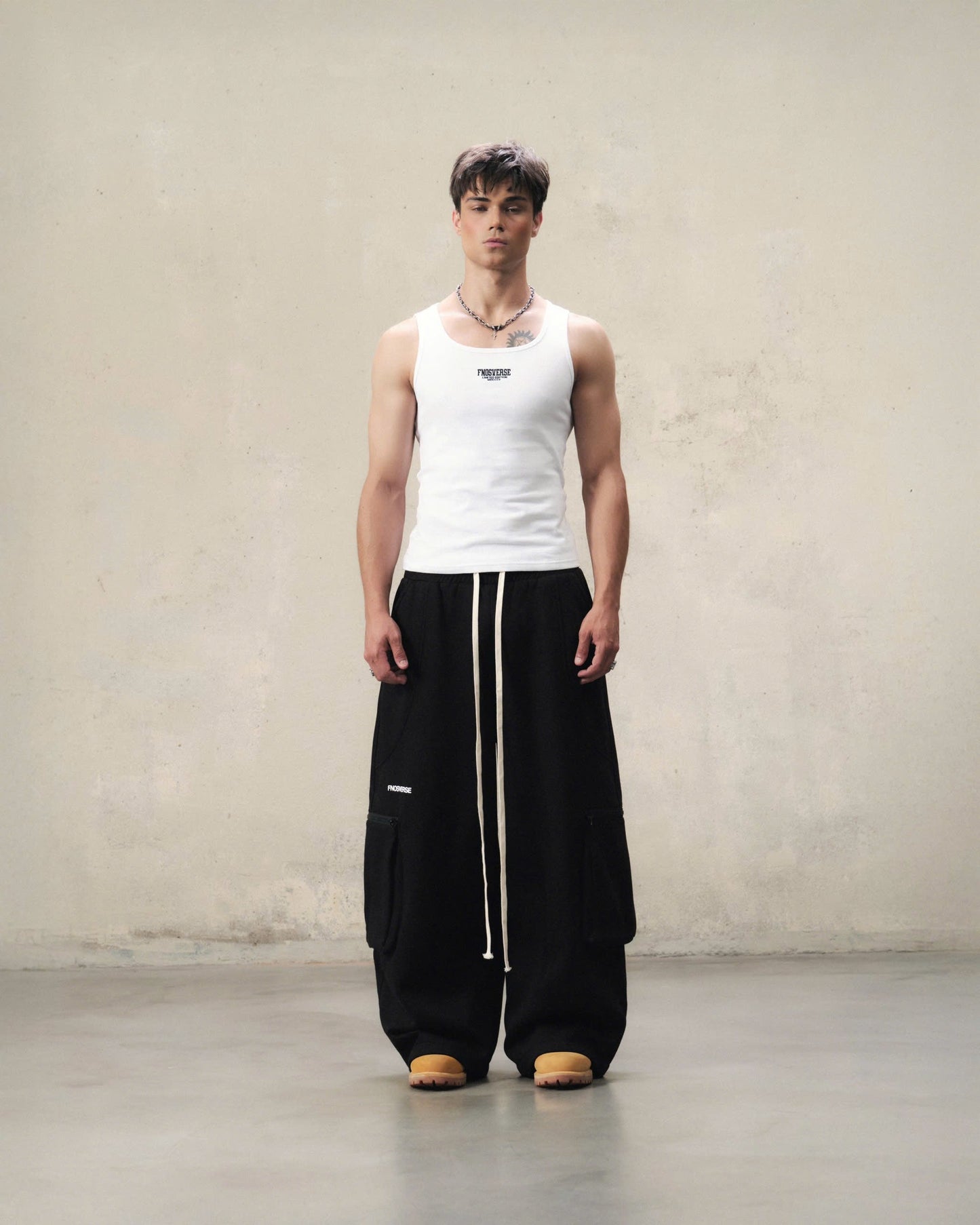 PSP1 - FNOS FERMETURE SWEAT PANTS - BLACK