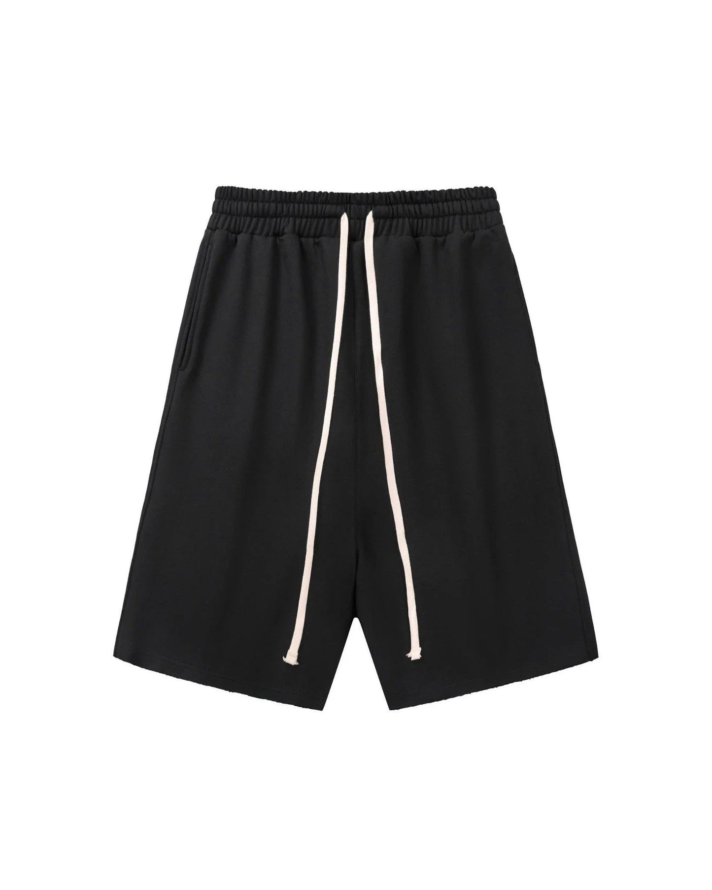 SJB2 - "EXTRAORDINARY" SWEAT JORTS - BLACK