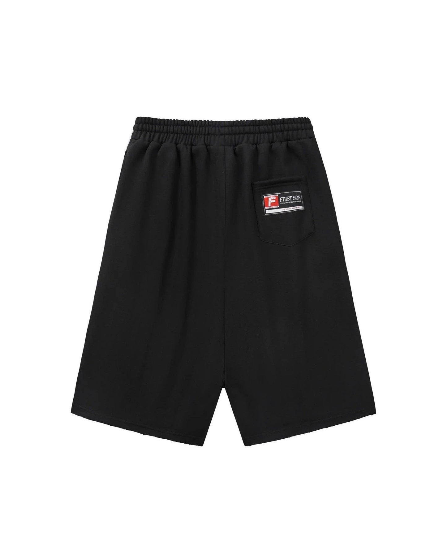 SJB2 - "EXTRAORDINARY" SWEAT JORTS - BLACK