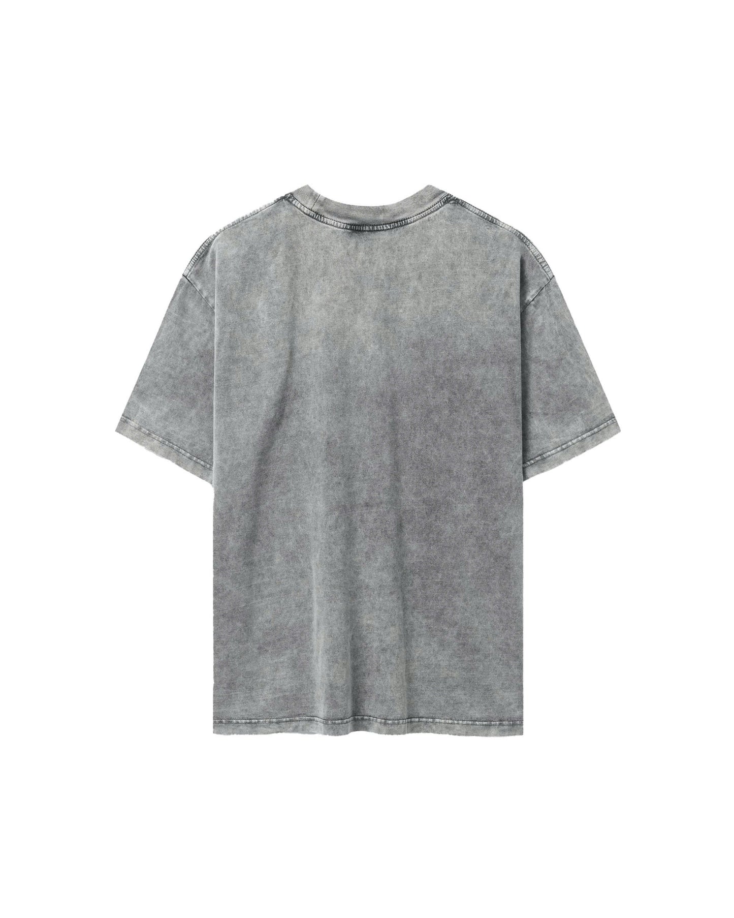 TSW5- BLANK WASHED TEE - ASH GREY