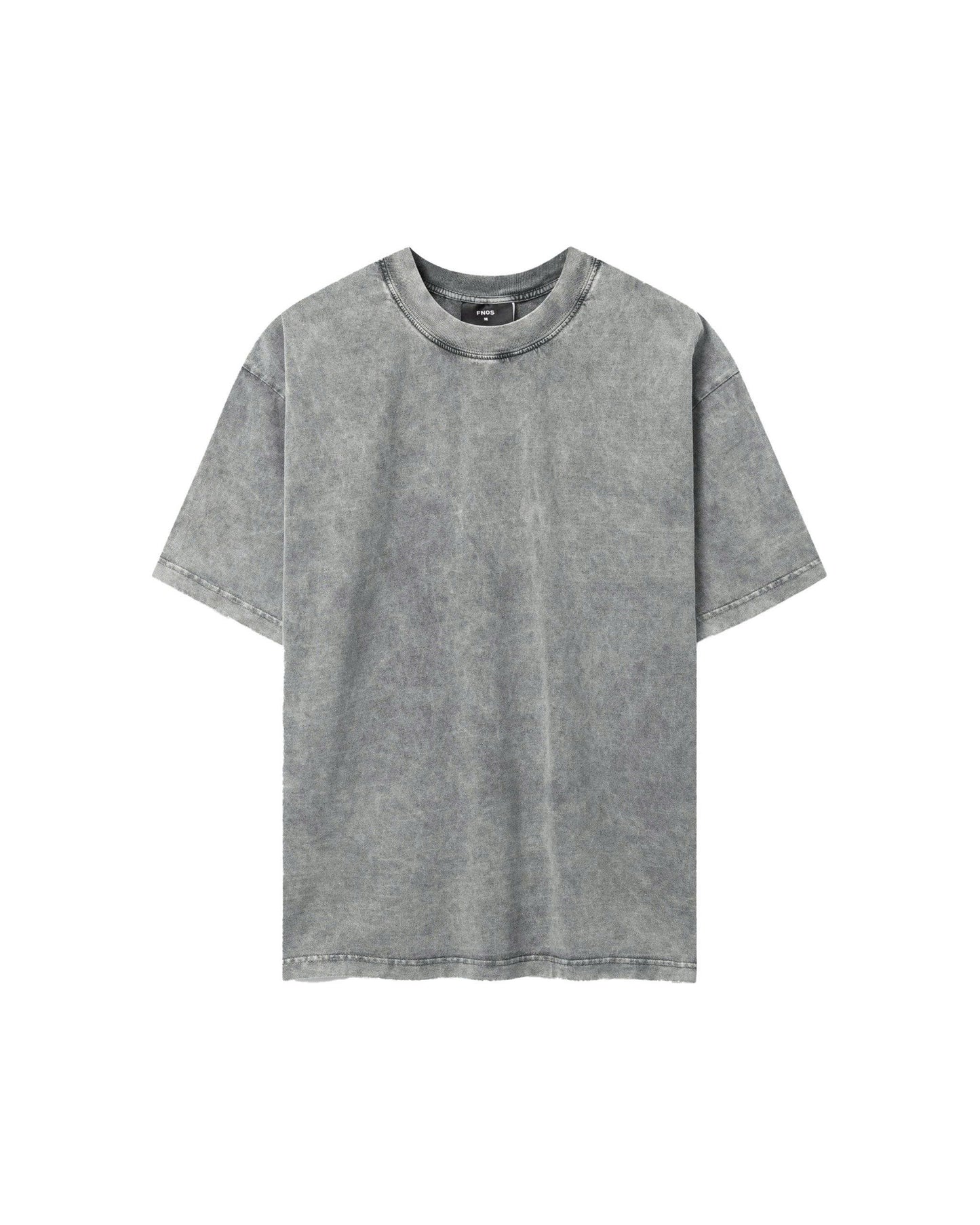 TSW5- BLANK WASHED TEE - ASH GREY