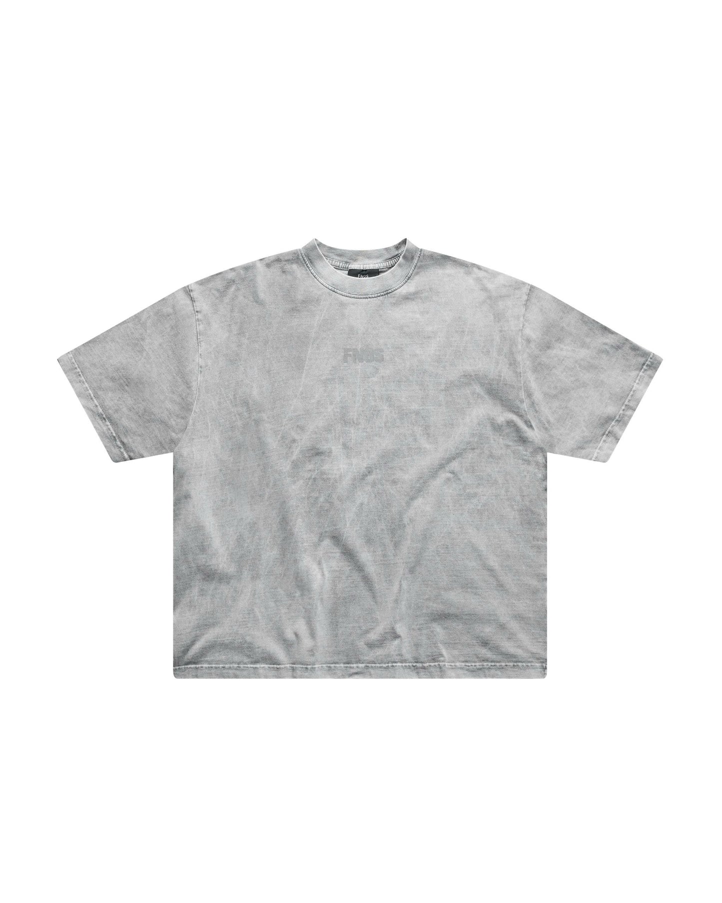 TSW14 - "FNOS" WASHED BOXY TEE - GREY