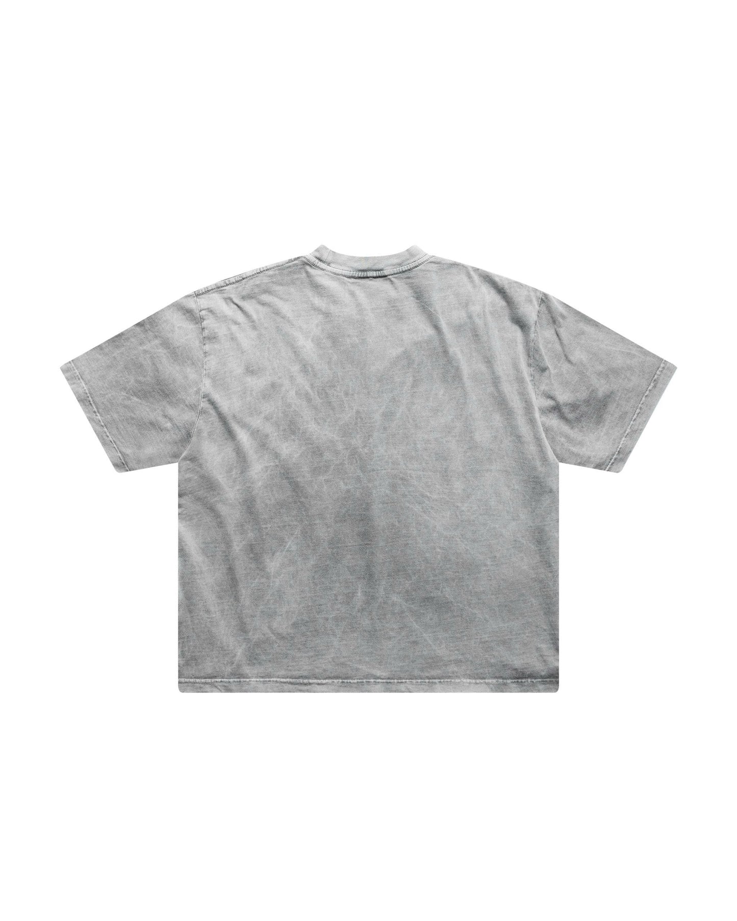TSW14 - "FNOS" WASHED BOXY TEE - GREY