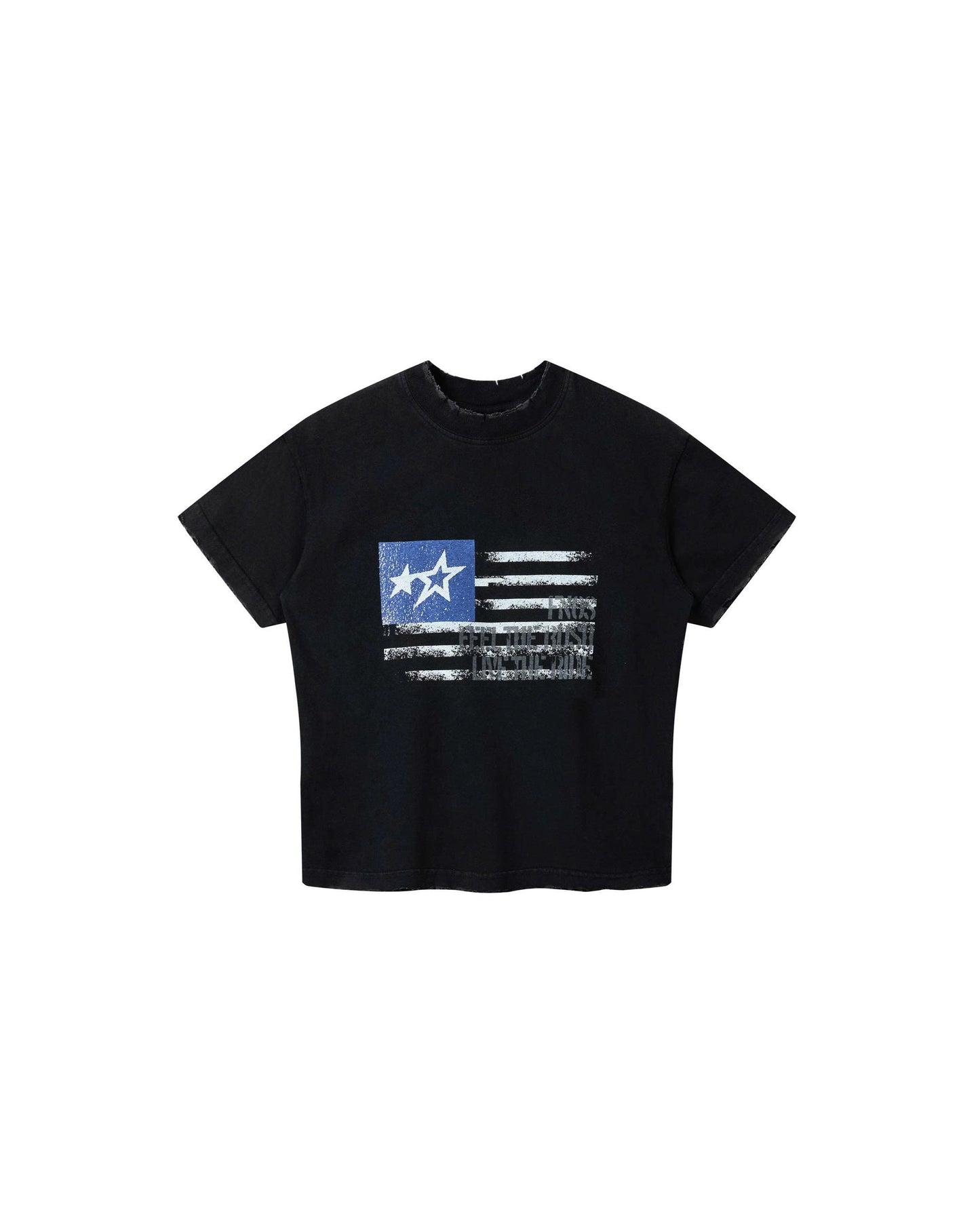 TWB7 - "FNOS" BABY TEE WASH - BLACK