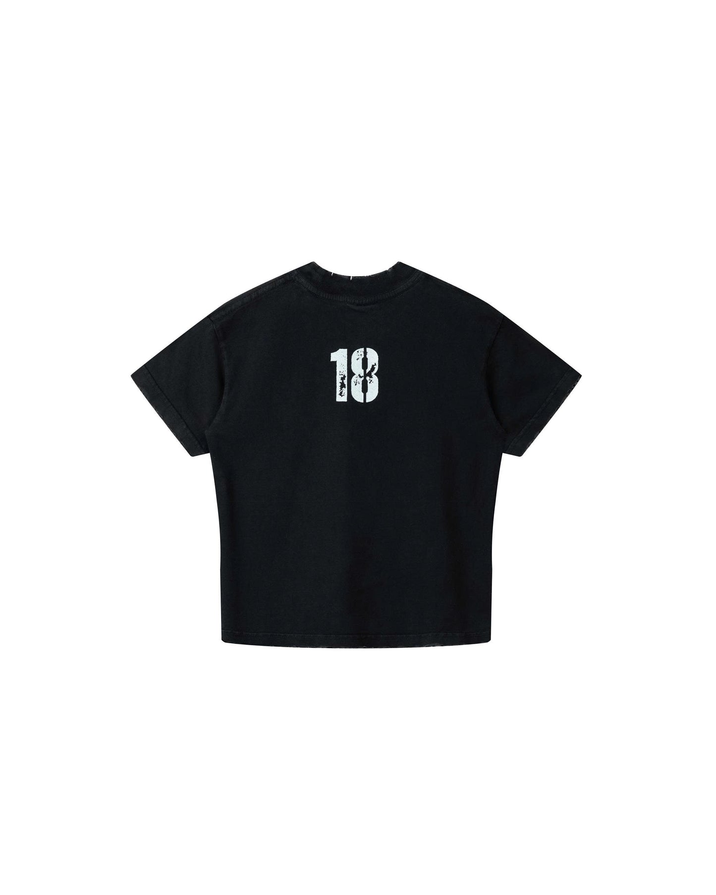 TWB7 - "FNOS" BABY TEE WASH - BLACK