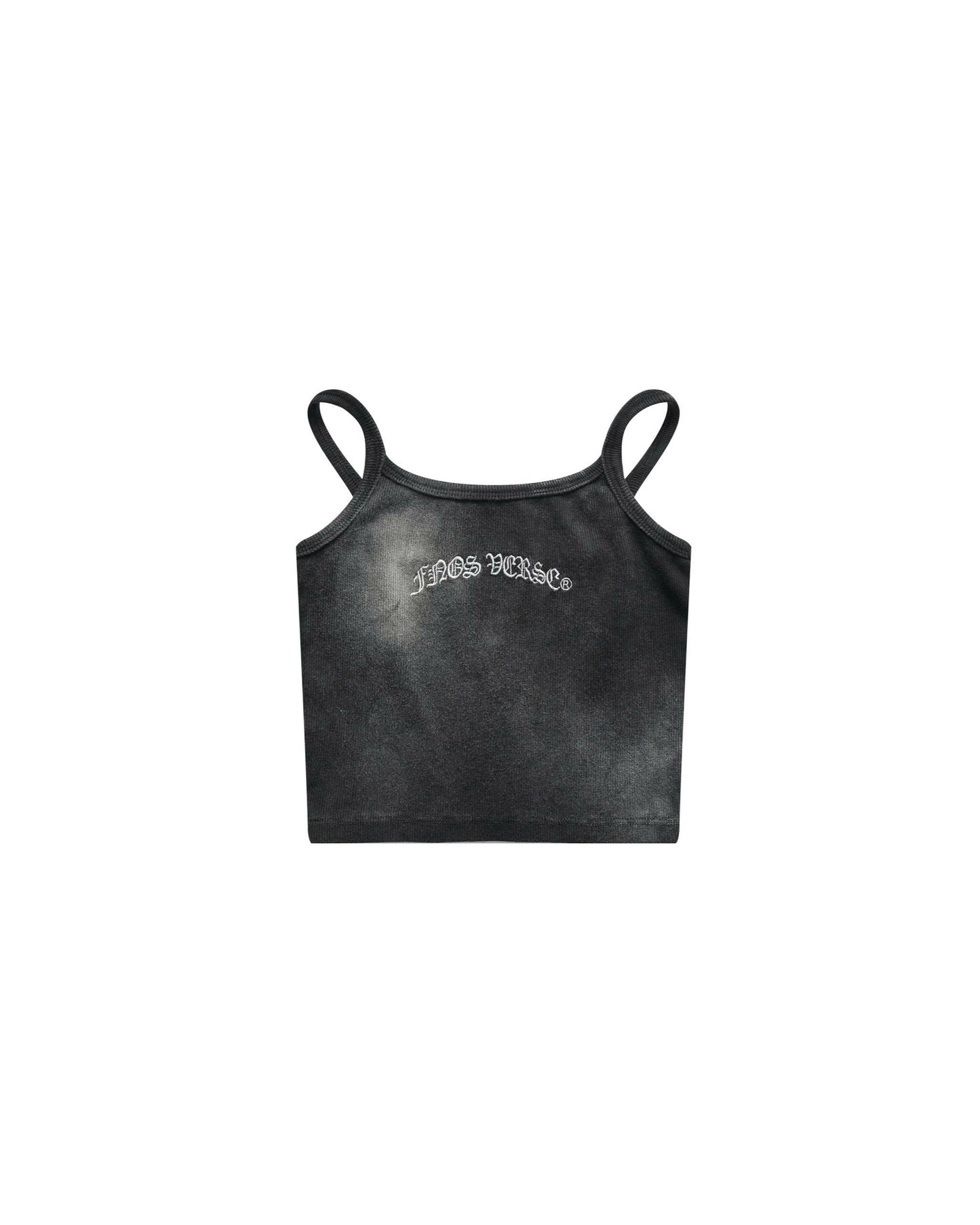 TWF5 - "FNOSVERSE" CAMI TOP WASH - BLACK