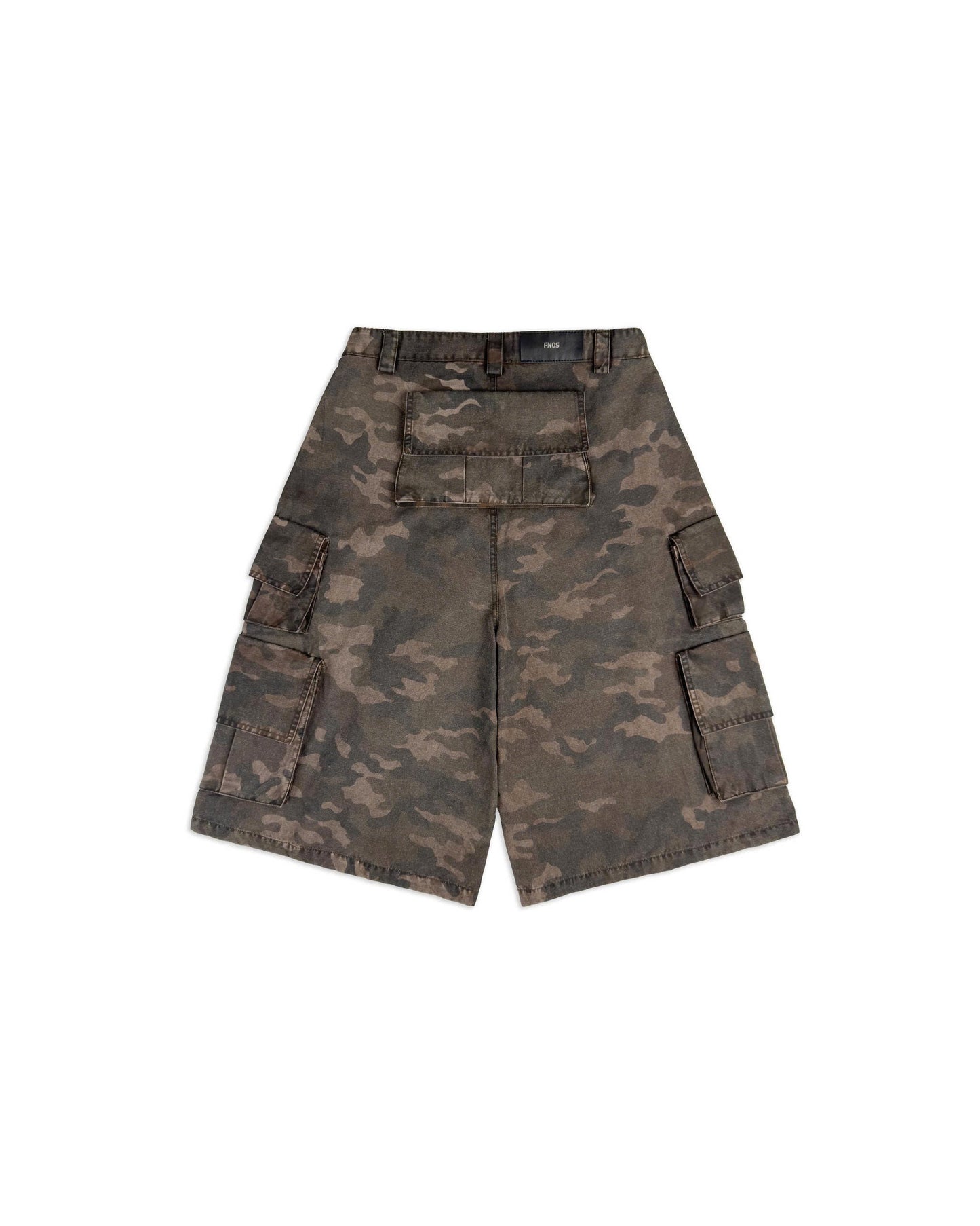 CS2 - "FNOS" WASHED CAMO SHORT - BROWN