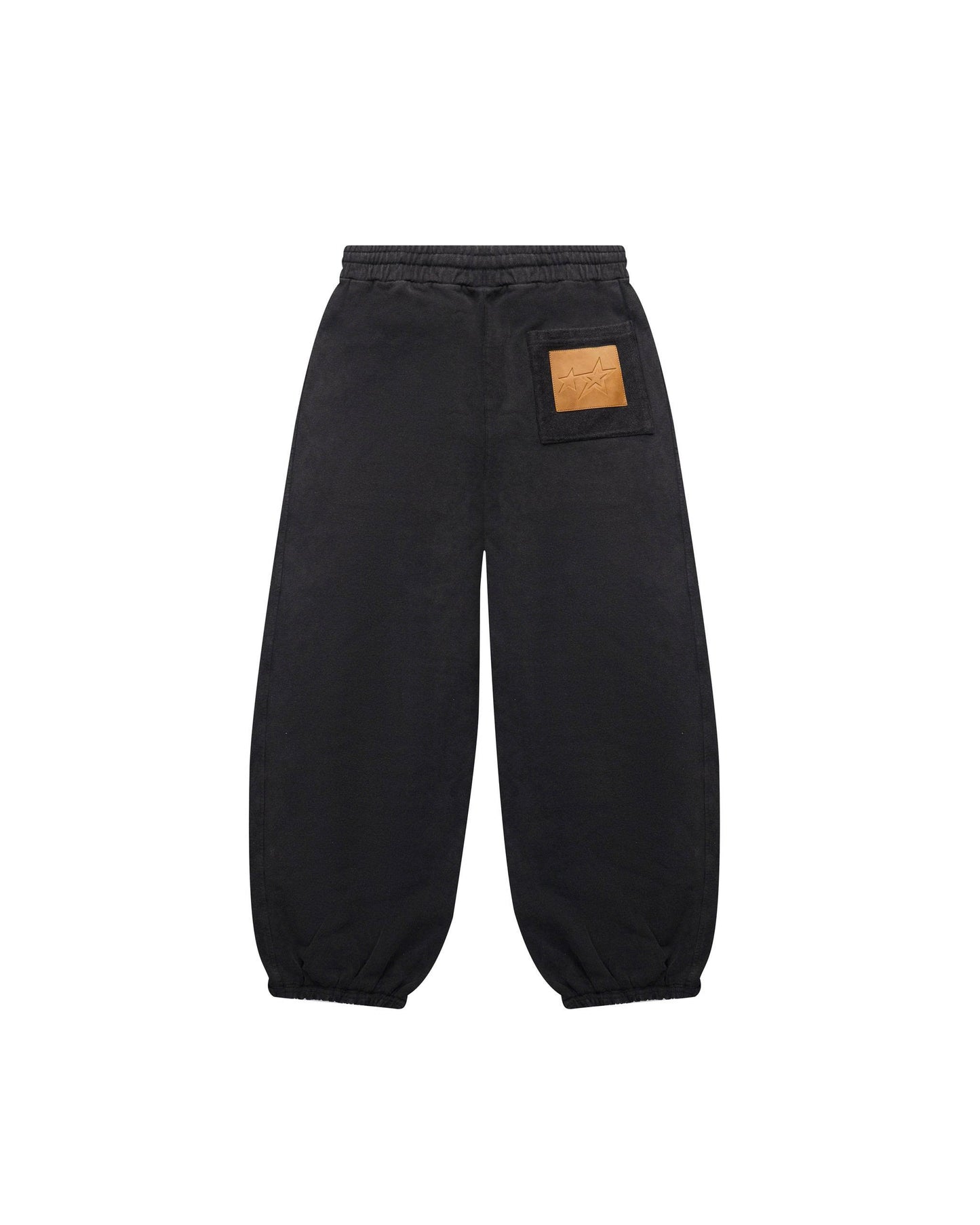 JSW1 - "FNOS" JOGGERS WASH PANTS - BLACK