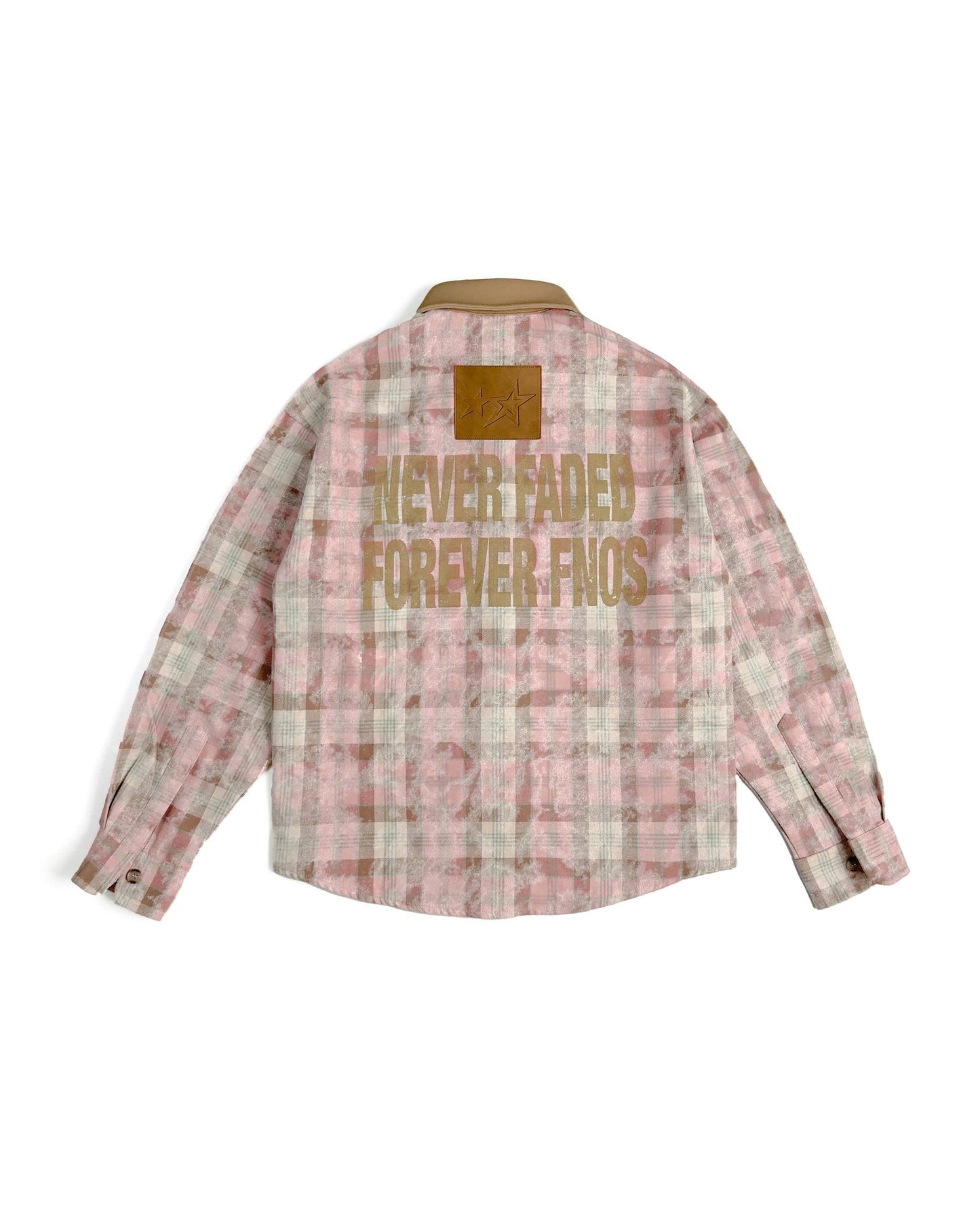 SH7 - "FNOS" FLANNEL CHECKED SHIRT - PINK