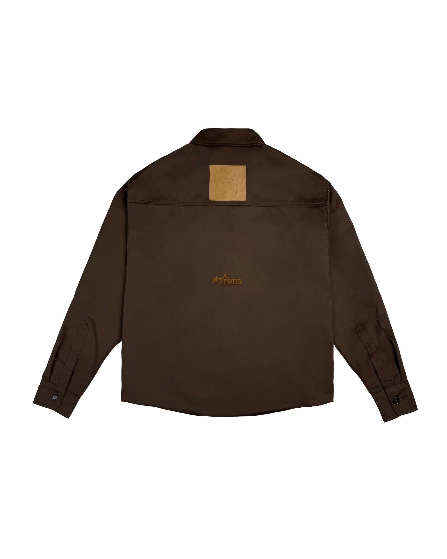 SH8 - "FNOS" LONG SLEEVE SHIRT - BROWN