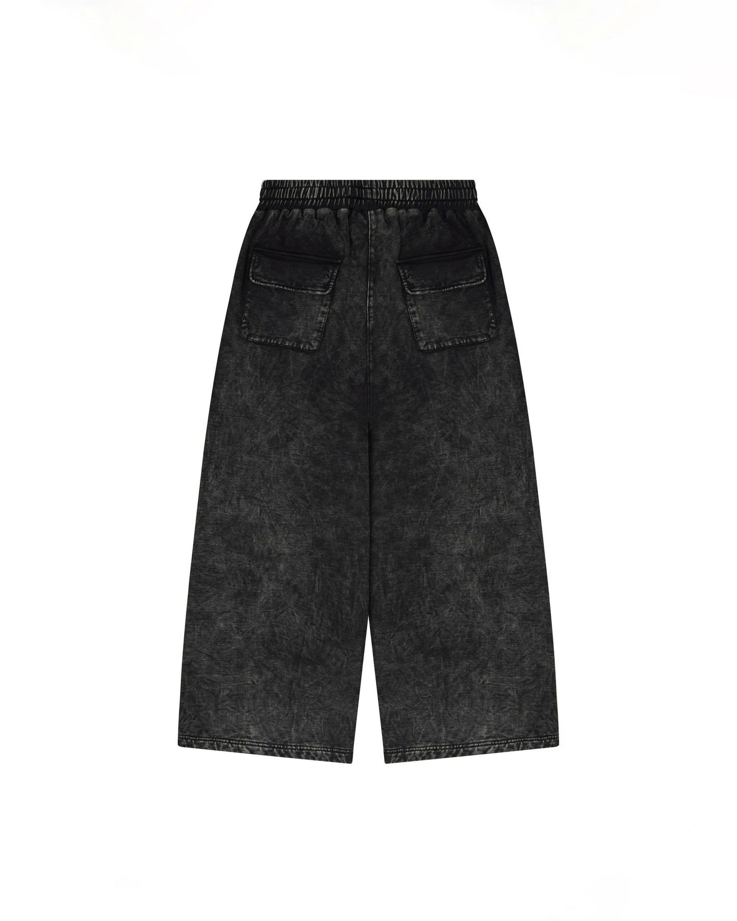 JGW3 - FNOS RÉVOLTE WASHED PANTS - WASHED BLACK