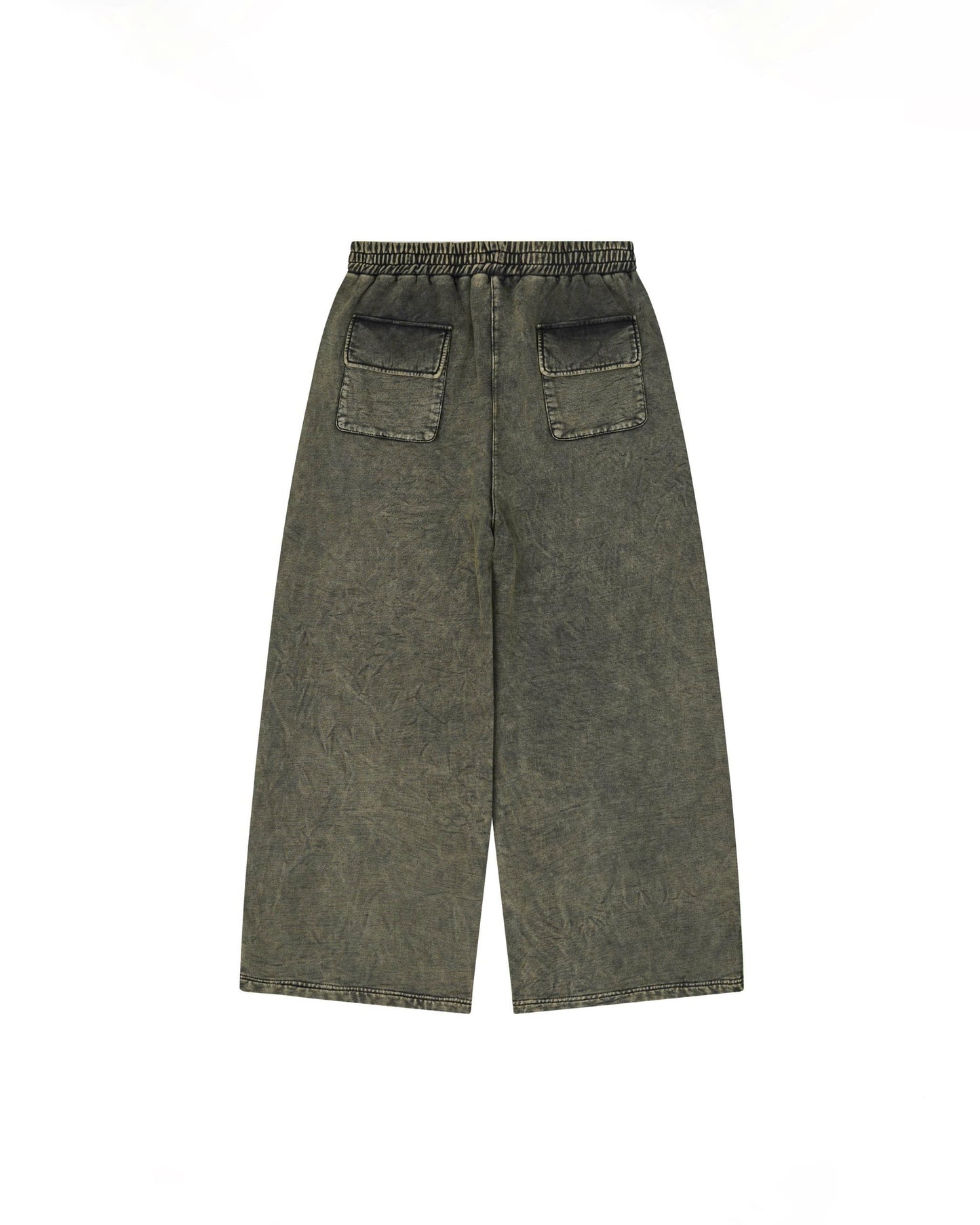 JGW4 - FNOS RÉVOLTE WASHED PANTS - WASHED OLIVE