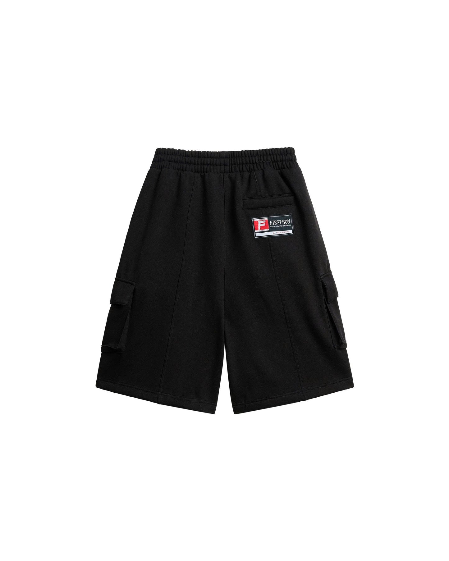 SJC1 - "BALANCE" SWEAT JORTS - BLACK