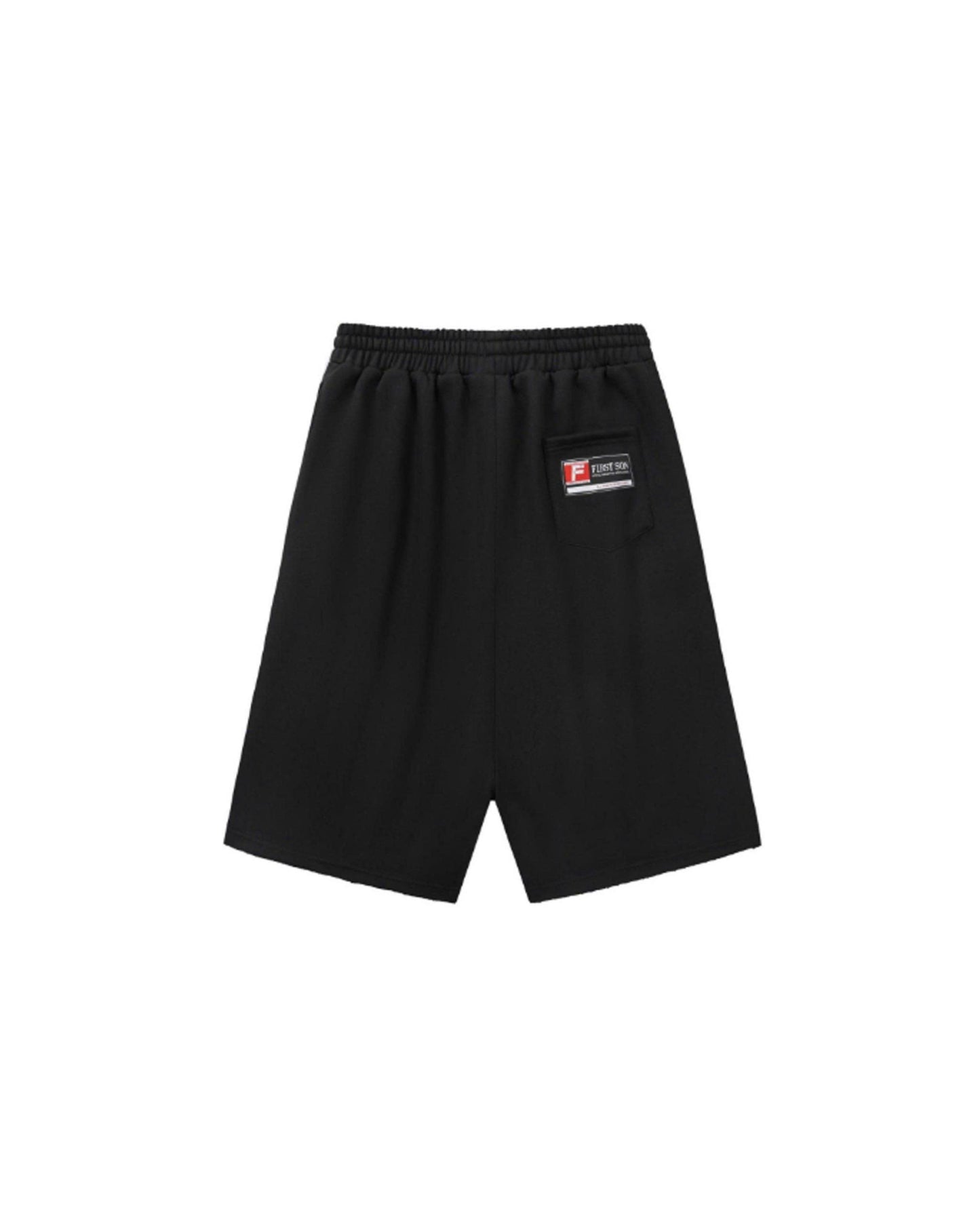 SJB2 - "EXTRAORDINARY" SWEAT JORTS - BLACK