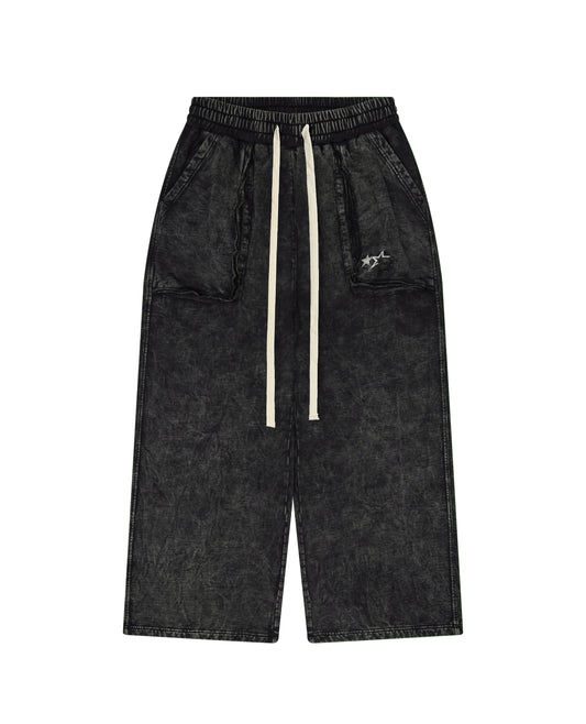 FNOS RÉVOLTE WASHED PANTS - WASHED BLACK