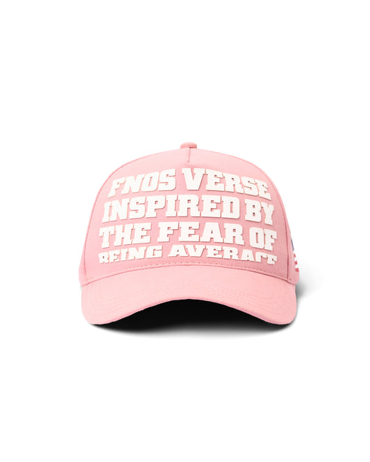FNOS "US AVERAGE" TRUCKER HAT - PINK