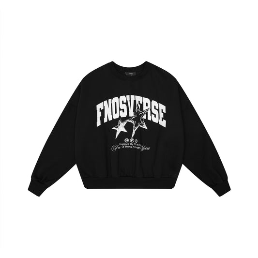 FNOS "AVERAGE" SWEATER - BLACK