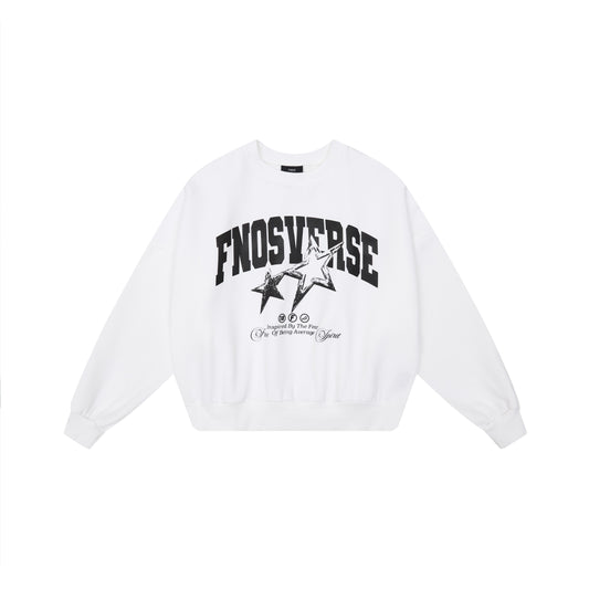 FNOS "AVERAGE" SWEATER - WHITE
