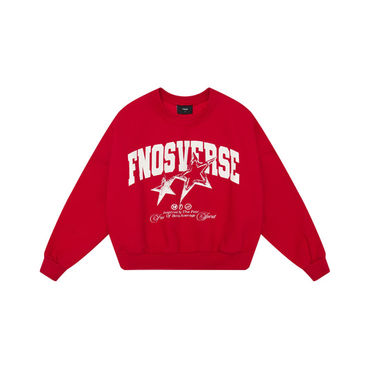 FNOS "AVERAGE" SWEATER - RED