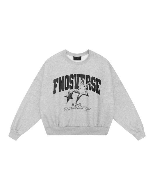 SW17 - FNOS "AVERAGE" SWEATER - GREY