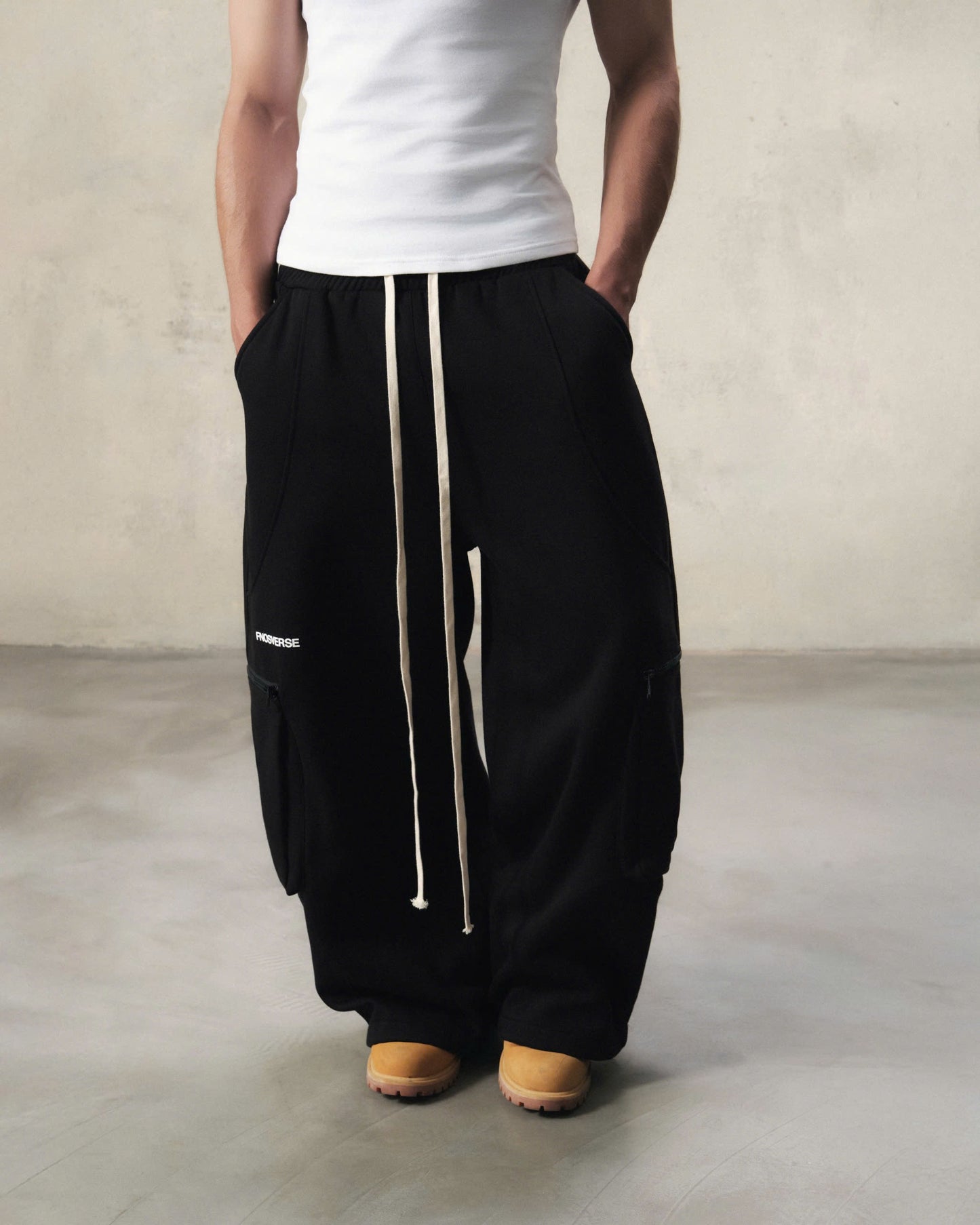 PSP1 - FNOS FERMETURE SWEAT PANTS - BLACK