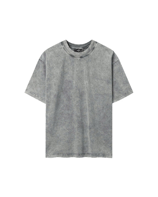 TSW5- BLANK WASHED TEE - ASH GREY