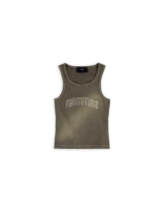 TWF4 - "FNOSVERSE" TANK TOP WASH - SAND