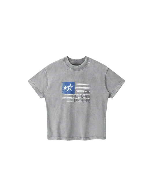 TWB8 - "FNOS" BABY TEE WASH - GRAY