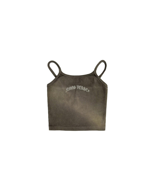 TWF6 - "FNOSVERSE" CAMI TOP WASH - SAND