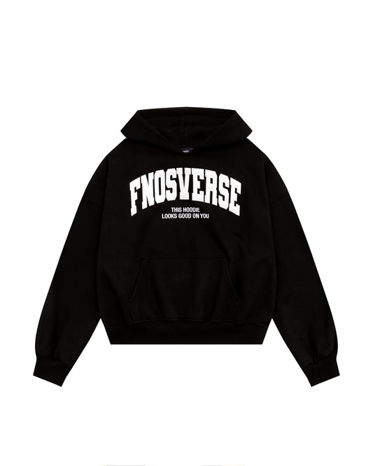 HD16 - "FNOSVERSE" HOODIE - BLACK