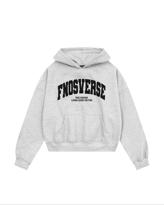 HD17 - "FNOSVERSE" HOODIE - GREY