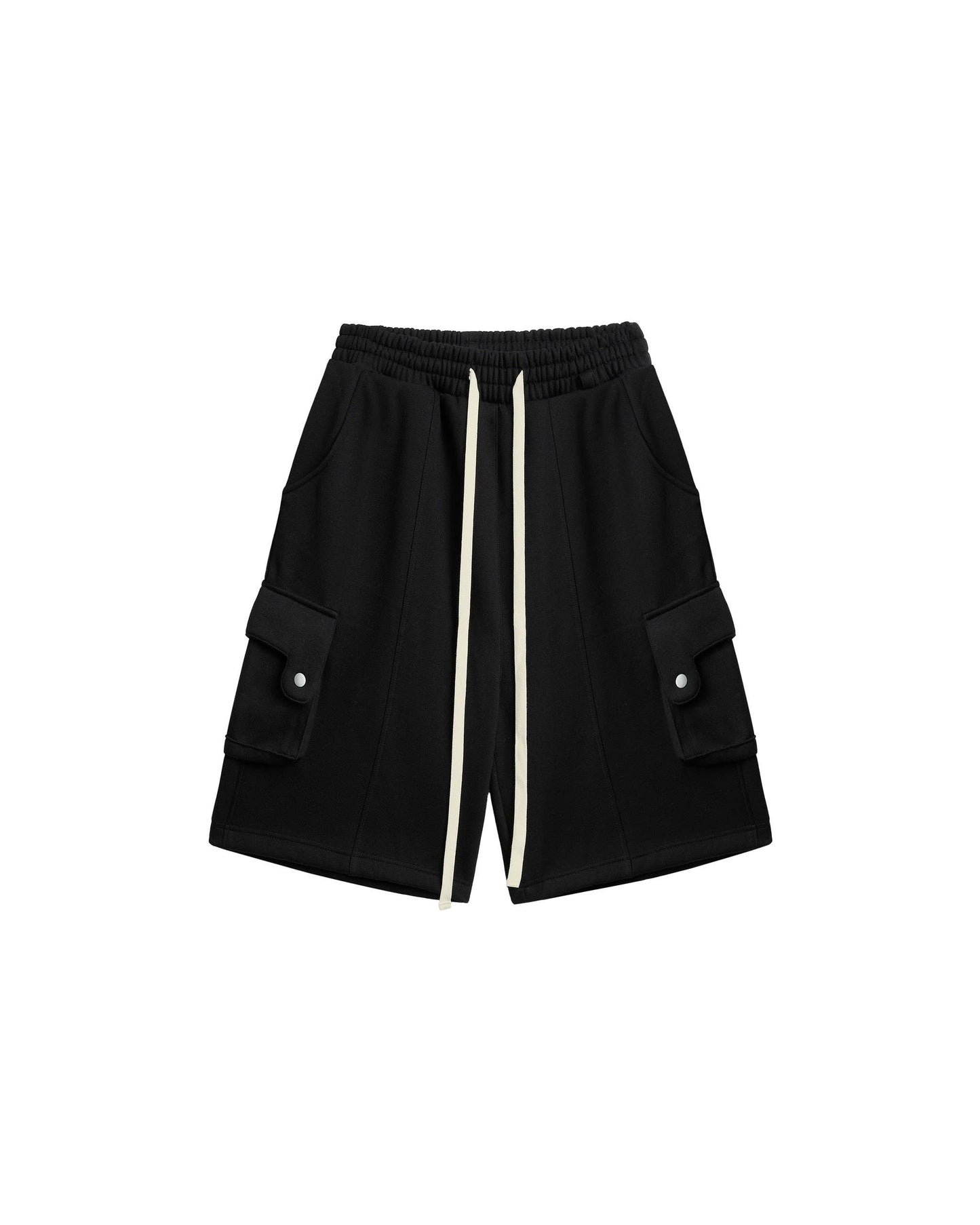 SJC1 - "BALANCE" SWEAT JORTS - BLACK