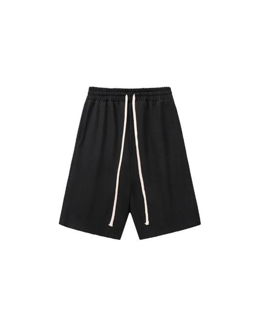 SJB2 - "EXTRAORDINARY" SWEAT JORTS - BLACK